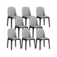 Dining Room Upholstered Chair Home Wood Parsons Dining Chair Armless 8 Piece Set Clearhalo 'Dining Chairs' 'Dining Tables & Seating' 'dining_chair' 'furn' 'furn_dining_chair' 'Furniture' 'Kitchen & Dining Furniture' 6937841