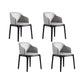 Dining Room Upholstered Chair Home Wood Parsons Dining Chair With Arms 4 Piece Set Clearhalo 'Dining Chairs' 'Dining Tables & Seating' 'dining_chair' 'furn' 'furn_dining_chair' 'Furniture' 'Kitchen & Dining Furniture' 6937844