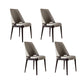 Industrial Upholstered Armless Chair Kitchen Wood Parsons Side Chair 4 Piece Set Clearhalo 'Dining Chairs' 'Dining Tables & Seating' 'dining_chair' 'furn' 'furn_dining_chair' 'Furniture' 'Kitchen & Dining Furniture' 6937927