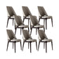 Industrial Upholstered Armless Chair Kitchen Wood Parsons Side Chair 8 Piece Set Clearhalo 'Dining Chairs' 'Dining Tables & Seating' 'dining_chair' 'furn' 'furn_dining_chair' 'Furniture' 'Kitchen & Dining Furniture' 6937931