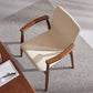Contemporary Kitchen Dining Arm Chair Faux Leather Parsons Dining Chair