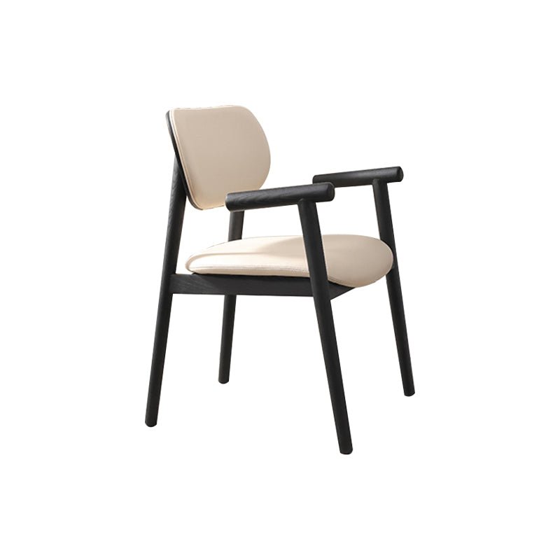 Dining Room Arm Dining Chair Home Modern Solid Wood Dining Chair Clearhalo 'Dining Chairs' 'Dining Tables & Seating' 'dining_chair' 'furn' 'furn_dining_chair' 'Furniture' 'Kitchen & Dining Furniture' 6937966