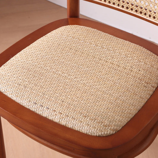 Dining Room Armless Chair indoor Wood Cane Back Dining Chair Clearhalo 'Dining Chairs' 'Dining Tables & Seating' 'dining_chair' 'furn' 'furn_dining_chair' 'Furniture' 'Kitchen & Dining Furniture' 6938094