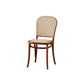 Dining Room Armless Chair indoor Wood Cane Back Dining Chair Light Walnut 1 Piece Clearhalo 'Dining Chairs' 'Dining Tables & Seating' 'dining_chair' 'furn' 'furn_dining_chair' 'Furniture' 'Kitchen & Dining Furniture' 6938097