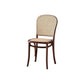 Dining Room Armless Chair indoor Wood Cane Back Dining Chair Nut-Brown 1 Piece Clearhalo 'Dining Chairs' 'Dining Tables & Seating' 'dining_chair' 'furn' 'furn_dining_chair' 'Furniture' 'Kitchen & Dining Furniture' 6938102