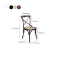 Chaise d'appoint de Style moderne, chaise de salle à manger en bois à dossier croisé pour la maison