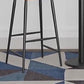 Taburetes modernos de altura para mostrador Taburete de bar para mostrador de madera maciza y metal