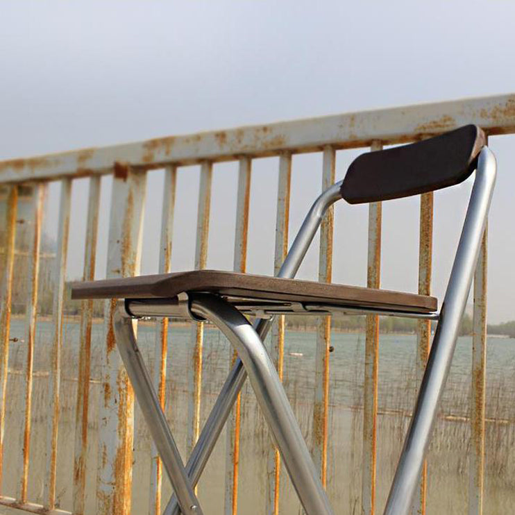 Contemporary Folding Dining Stools Armless Bar Stools with Metal Base Clearhalo 'Bar Furniture' 'Bar Stools' 'bar_stools' 'furn' 'furn_bar_stools' 'Furniture' 'Kitchen & Dining Furniture' 6938534