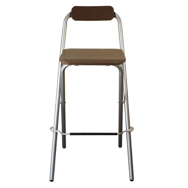 Contemporary Folding Dining Stools Armless Bar Stools with Metal Base Clearhalo 'Bar Furniture' 'Bar Stools' 'bar_stools' 'furn' 'furn_bar_stools' 'Furniture' 'Kitchen & Dining Furniture' 6938536