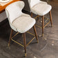 Low Back Dining Stools Bucket Armless Bar Stools with Wood Base Clearhalo 'Bar Furniture' 'Bar Stools' 'bar_stools' 'furn' 'furn_bar_stools' 'Furniture' 'Kitchen & Dining Furniture' 6938549