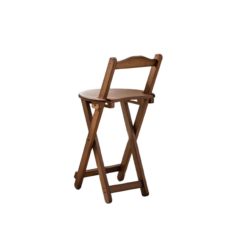 Eigentijdse vouwende eetgelegenheid krukken massieve houten barkrukken met voetsteun