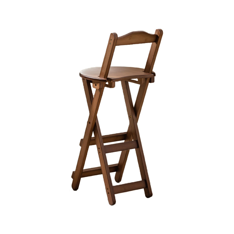 Eigentijdse vouwende eetgelegenheid krukken massieve houten barkrukken met voetsteun