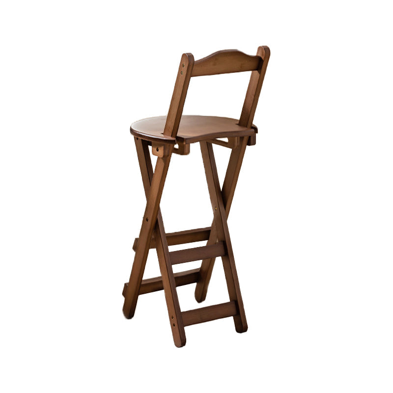 Eigentijdse vouwende eetgelegenheid krukken massieve houten barkrukken met voetsteun