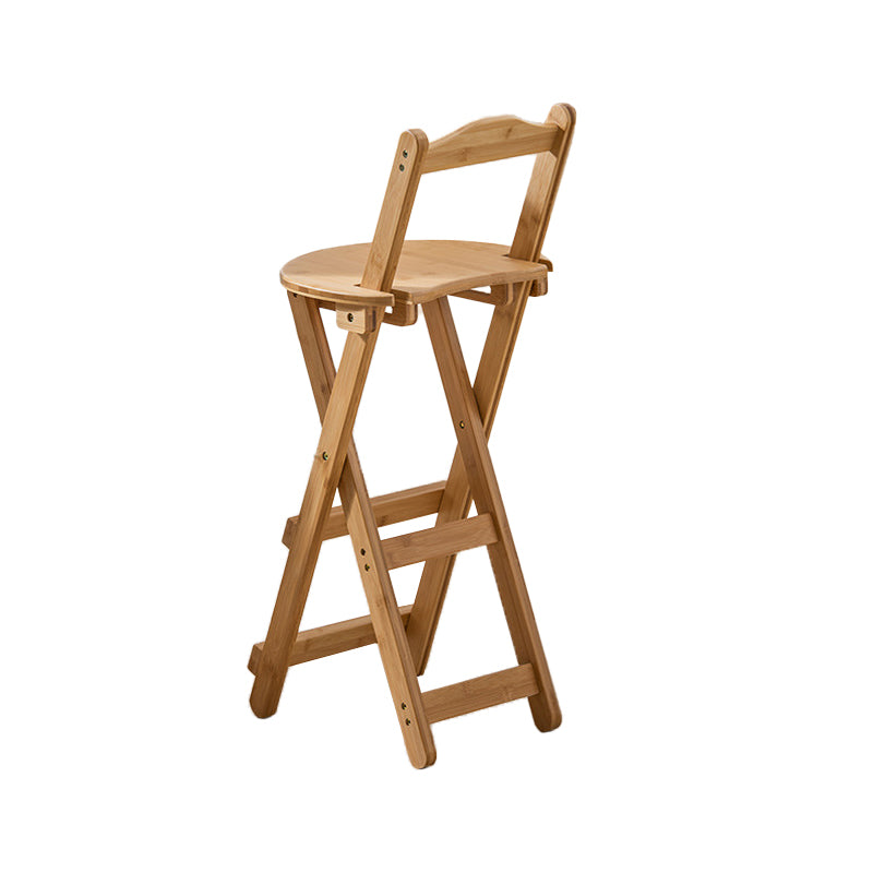 Eigentijdse vouwende eetgelegenheid krukken massieve houten barkrukken met voetsteun