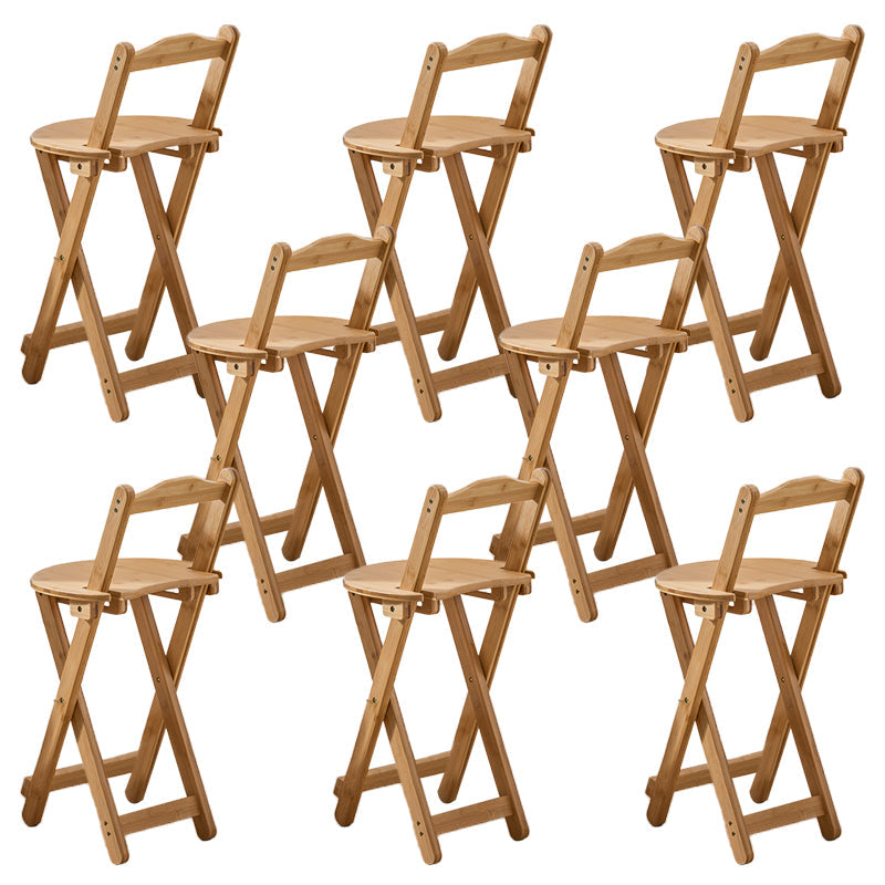 Eigentijdse vouwende eetgelegenheid krukken massieve houten barkrukken met voetsteun