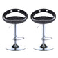 Low Back Plastic Dining Stools Armless Bar Stools with Metal Base Black 2 Piece Set Clearhalo 'Bar Furniture' 'Bar Stools' 'bar_stools' 'furn' 'furn_bar_stools' 'Furniture' 'Kitchen & Dining Furniture' 6938645