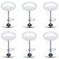 Low Back Plastic Dining Stools Armless Bar Stools with Metal Base White 6 Piece Set Clearhalo 'Bar Furniture' 'Bar Stools' 'bar_stools' 'furn' 'furn_bar_stools' 'Furniture' 'Kitchen & Dining Furniture' 6938663