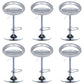 Low Back Plastic Dining Stools Armless Bar Stools with Metal Base Gray 6 Piece Set Clearhalo 'Bar Furniture' 'Bar Stools' 'bar_stools' 'furn' 'furn_bar_stools' 'Furniture' 'Kitchen & Dining Furniture' 6938666
