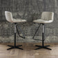 Industrial Style Rotatable Bar Stool Leather Counter Bar Stool for Home Clearhalo 'Bar Furniture' 'Bar Stools' 'bar_stools' 'furn' 'furn_bar_stools' 'Furniture' 'Kitchen & Dining Furniture' 6938708