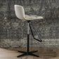 Industrial Style Rotatable Bar Stool Leather Counter Bar Stool for Home Khaki 1 Piece Clearhalo 'Bar Furniture' 'Bar Stools' 'bar_stools' 'furn' 'furn_bar_stools' 'Furniture' 'Kitchen & Dining Furniture' 6938711