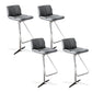 Industrial Style Rotatable Bar Stool Leather Counter Bar Stool for Home Grey 4 Piece Set Clearhalo 'Bar Furniture' 'Bar Stools' 'bar_stools' 'furn' 'furn_bar_stools' 'Furniture' 'Kitchen & Dining Furniture' 6938721