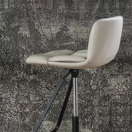 Industrial Style Rotatable Bar Stool Leather Counter Bar Stool for Home Clearhalo 'Bar Furniture' 'Bar Stools' 'bar_stools' 'furn' 'furn_bar_stools' 'Furniture' 'Kitchen & Dining Furniture' 6938722