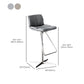 Industrial Style Rotatable Bar Stool Leather Counter Bar Stool for Home Clearhalo 'Bar Furniture' 'Bar Stools' 'bar_stools' 'furn' 'furn_bar_stools' 'Furniture' 'Kitchen & Dining Furniture' 6938726