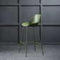 Nordic Plastic Bar Stool Low Back Counter Bar Stool with Metal Legs for Home Dark Green 1 Piece Clearhalo 'Bar Furniture' 'Bar Stools' 'bar_stools' 'furn' 'furn_bar_stools' 'Furniture' 'Kitchen & Dining Furniture' 6938769