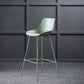Nordic Plastic Bar Stool Low Back Counter Bar Stool with Metal Legs for Home Light Green 1 Piece Clearhalo 'Bar Furniture' 'Bar Stools' 'bar_stools' 'furn' 'furn_bar_stools' 'Furniture' 'Kitchen & Dining Furniture' 6938774