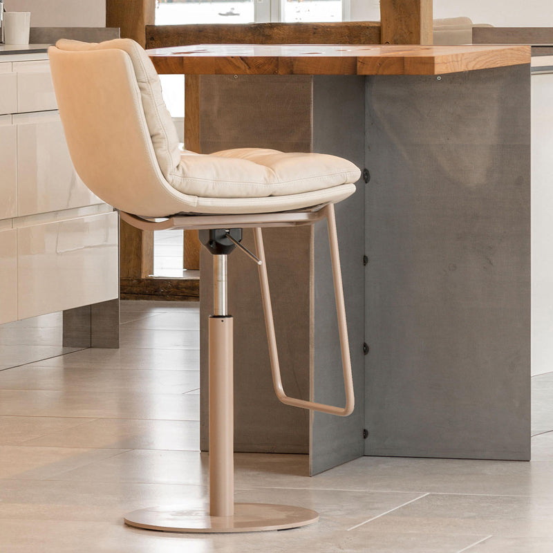 Glam Low Back Bar Stool Rotatable Counter Bar Stool for Home Clearhalo 'Bar Furniture' 'Bar Stools' 'bar_stools' 'furn' 'furn_bar_stools' 'Furniture' 'Kitchen & Dining Furniture' 6938837