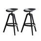 Nordic Low Back Counter Bar Stool Plastic Bar Stool for Home