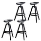 Nordic Low Back Counter Bar Stool Plastic Bar Stool for Home