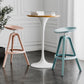 Nordic Low Back Counter Bar Stool Plastic Bar Stool for Home