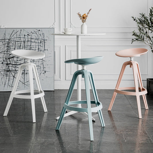 ホーム用のノルディックローバックカウンターバースツールプラスチック製バースツール