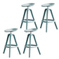 Nordic Low Back Counter Bar Stool Plastic Bar Stool for Home