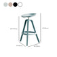 Nordic Low Back Counter Bar Stool Plastic Bar Stool for Home