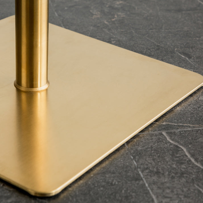 Sgabello da bar strillabile in pelle glam in pelle per cucina