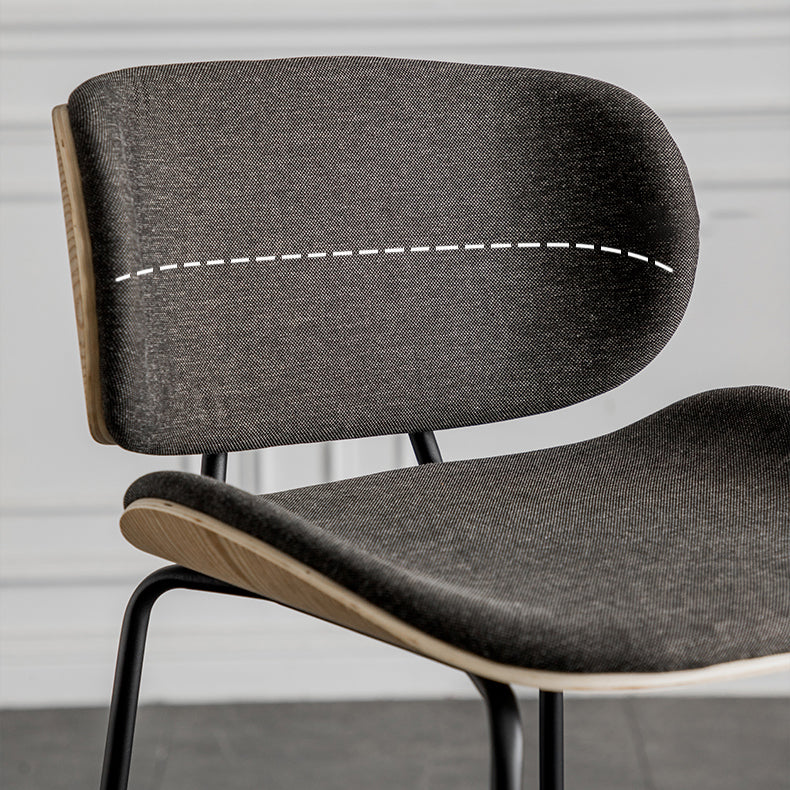 Industrial Armless Bar Stool Low Back Counter Bar Stool for Home Clearhalo 'Bar Furniture' 'Bar Stools' 'bar_stools' 'furn' 'furn_bar_stools' 'Furniture' 'Kitchen & Dining Furniture' 6939019