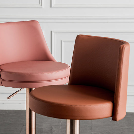 キッチン用のグラムスタイルのフェイクレザーバースツールリフトカウンターバースツール