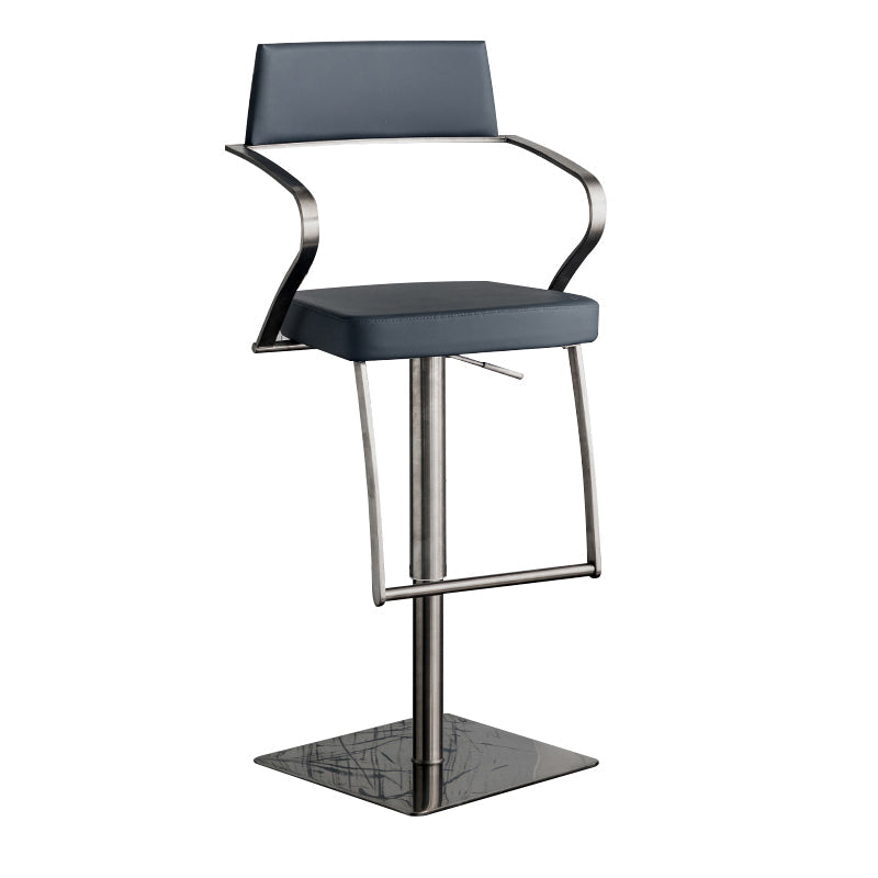 Taburete de barra de barra de cuero de cuero sintético estilo glamour para la cocina para la cocina