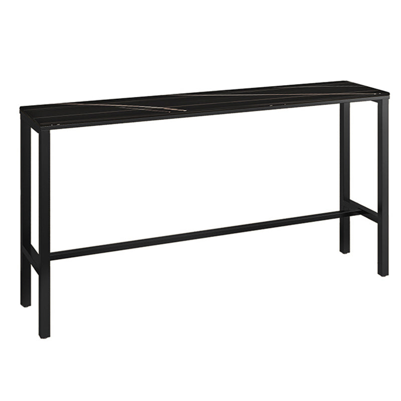 Modern Rectangle Stone Counter Table 1/3/5 Pieces Bar Table Set for Balcony Clearhalo 'Bar Furniture' 'furn' 'furn_home_bar_bar_sets' 'Furniture' 'Home Bars & Bar Sets' 'home_bar_bar_sets' 'Kitchen & Dining Furniture' 6939137