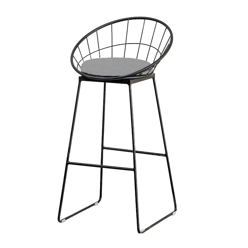 Modern Rectangle Stone Counter Table 1/3/5 Pieces Bar Table Set for Balcony Bright-Black 30"H Stool (Single) Clearhalo 'Bar Furniture' 'furn' 'furn_home_bar_bar_sets' 'Furniture' 'Home Bars & Bar Sets' 'home_bar_bar_sets' 'Kitchen & Dining Furniture' 6939145