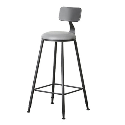 Modern Rectangle Stone Counter Table 1/3/5 Pieces Bar Table Set for Balcony Grey 30"H Stool (Single) Clearhalo 'Bar Furniture' 'furn' 'furn_home_bar_bar_sets' 'Furniture' 'Home Bars & Bar Sets' 'home_bar_bar_sets' 'Kitchen & Dining Furniture' 6939147