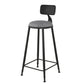 Modern Rectangle Stone Counter Table 1/3/5 Pieces Bar Table Set for Balcony Light-Grey 30"H Stool (Single) Clearhalo 'Bar Furniture' 'furn' 'furn_home_bar_bar_sets' 'Furniture' 'Home Bars & Bar Sets' 'home_bar_bar_sets' 'Kitchen & Dining Furniture' 6939149