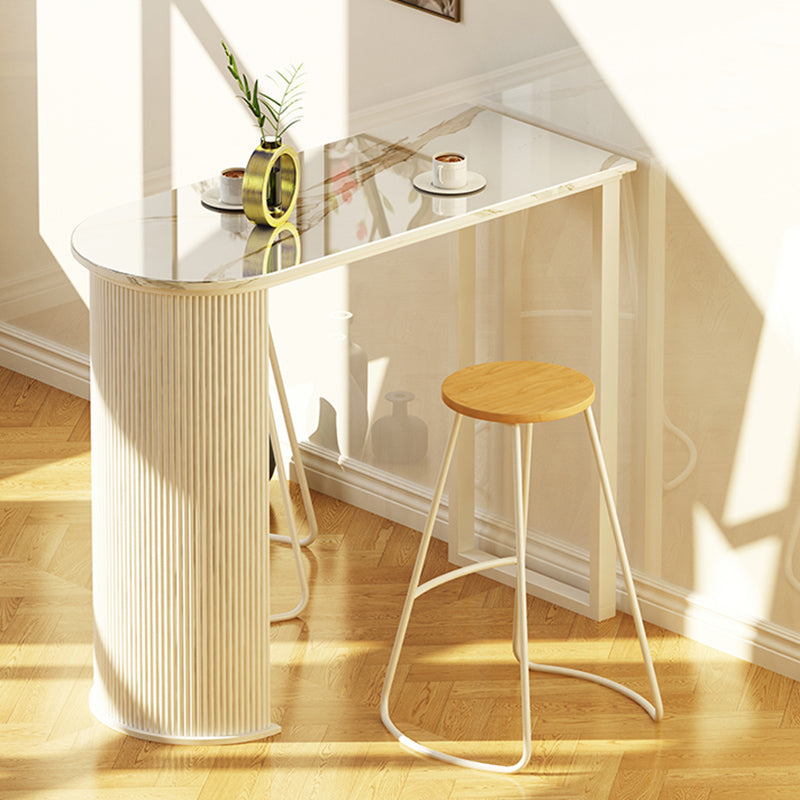 Modern Stone Counter Table 1/3 Pieces Bar Table Set for Kitchen Clearhalo 'Bar Furniture' 'furn' 'furn_home_bar_bar_sets' 'Furniture' 'Home Bars & Bar Sets' 'home_bar_bar_sets' 'Kitchen & Dining Furniture' 6939186