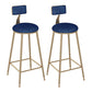 Glam Style Rectangle Bar Table 1/2/3 Pieces Bar Table Set for Home Blue 30"H Stools (Set of 2) Clearhalo 'Bar Furniture' 'furn' 'furn_home_bar_bar_sets' 'Furniture' 'Home Bars & Bar Sets' 'home_bar_bar_sets' 'Kitchen & Dining Furniture' 6939223