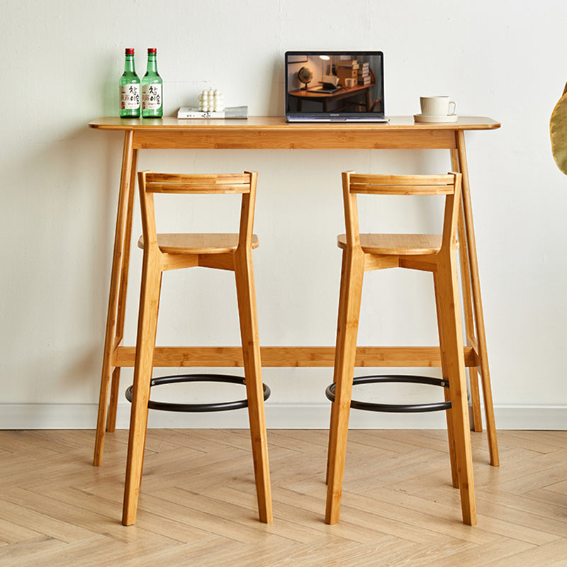 Contatrice in legno moderna rettangolare 1/2/3 pezzi tavolo da bar set per balcone