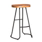 Industrial Style Rectangle Bar Table 1/2/3/4 Pieces Wood Bar Table Set for Kitchen