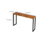Industrial Style Rectangle Bar Table 1/2/3/4 Pieces Wood Bar Table Set for Kitchen