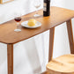 Modern Rectangle Wood Counter Table 1/2/3 Pieces Bar Table Set for Milk Tea Shop